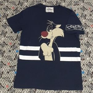 Iceberg History Sylvester Looney Tunes Sylvester Shirt Tee